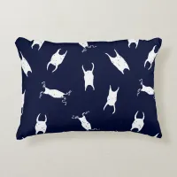 Nautical Shark Eggcase Print Accent Pillow