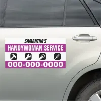 12" x 24" Handywoman Service Car Magnet