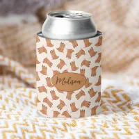 Nash Bash Boho Cowgirl Boot Bow Bachelorette   Can Cooler