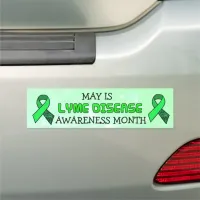 May is Lyme Disease Awareness Month Car Magnet