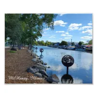 McHenry, Illinois | The Fox River Walkway Photo Print