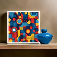 Bauhaus Geometric Abstract Pattern#4 ID1068 Ceramic Tile