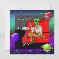 1970's Retro Extraterrestrial in Disco Lounge