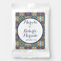 Elegant Mexican Floral Talavera Wedding  Margarita Drink Mix