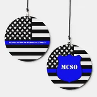 [Thin Blue Line] LEO Police Yard Porch Decoration Wind Chime