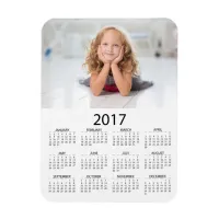 Personalize this 2017 Mini Refrigerator Calendar Magnet