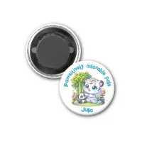 Monogrammed Tiger & Panda Friends | Magnet