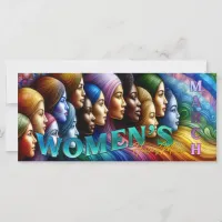 Women's History Month Flat Card