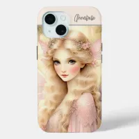 Enchanting Peach Glow Fairy  iPhone 15 Case