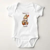 Personalized Baby's First Easter  Baby Bodysuit