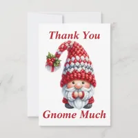 Christmas Gnome Thank You Card