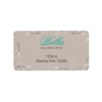 salon and spa Address Labels