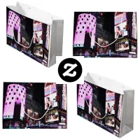 Times Square in New York City (pink) Large Gift Bag