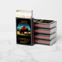 American Buffalo Bison Matchboxes