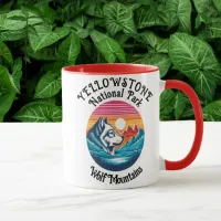 Majestic Wolf Of Yellowstone Mug