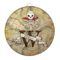 Jolly Roger Monogram Initial Dartboard