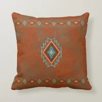 Southwest Canyons Diamond Throw Pillow