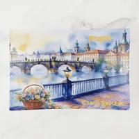 Prague - Czech Republic Watercolor Sketch | Trinket Tray