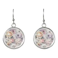 Elegant Rose Blossoms Earrings