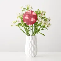 Love Red Hearts Pattern Valentine Balloon