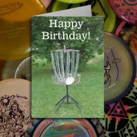 Happy Birthday Card for a Disk Golfer