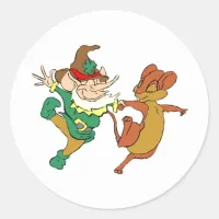 St. Paddy’s Odd Couple Classic Round Sticker