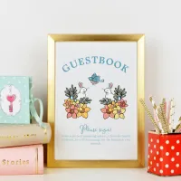 Easter Baby Shower Guestbook Table Sign