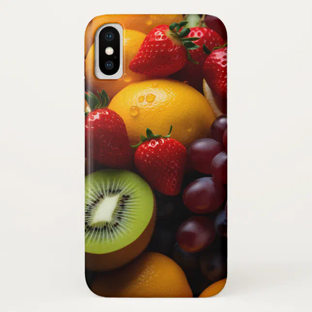 Foodie Fruits Image  iPhone X Case
