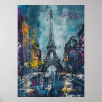 Paris Fashion Night Poster