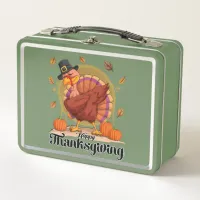 Happy Thanksgiving  Metal Lunch Box