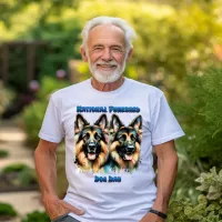 German Shepherds Celebrate Purebred Dog Day T-Shirt