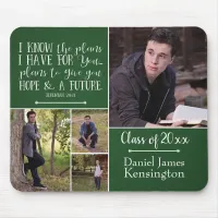 Thumbnail for Christian Bible Verse Graduation Photo Collage Gr Mouse Pad