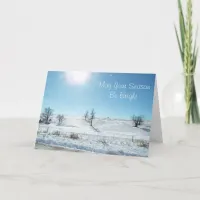 May your Season be Bright Christmas Card