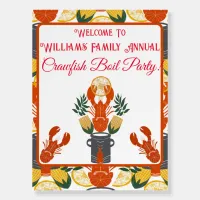 Crawfish Boil Party–Summer Seafood Cookout Foam Board