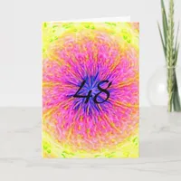 Abstract 48th Birthday Card