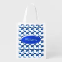 Polyester Bag - Nameplate in Blue