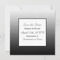 Minimalist Elegant Simple Heart Photo Wedding Save The Date