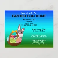 Eggs Easter Egg Hunt Budget Postcard Invite