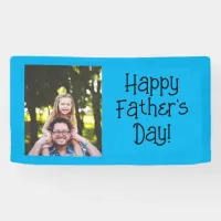 Personalized Happy Father's Day Photo Banner