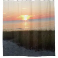 Sunset over the Cape Cod Buzzards Harbor Shower Curtain