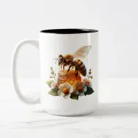 Bee My Honey | Sweet Romantic Gift Two-Tone Coffee Mug