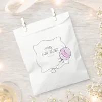 Baby Shower Hand Drawn Rattle Cute Gender Neutral Favor Bag