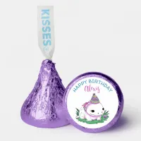 Personalized Birthday Girl Axolotl Themed Hershey&#174;'s Kisses&#174;