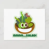 Mmmm Salad Postcard