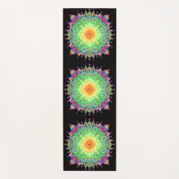 Rainbow Mandala Yoga Mat