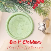 Festive Holly Christmas Angel New Year Family Wax Seal Stamp