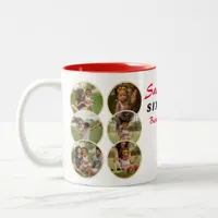 Funny 6 Pack Mom Bod Six Photos ♥ Best Mom Ever Two-Tone Coffee Mug