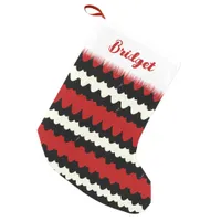 Scarlet Kingsnake Striped Small Christmas Stocking