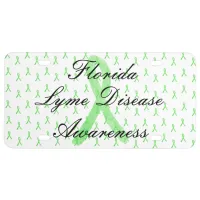 Florida Lyme Disease Awareness Front License Plate