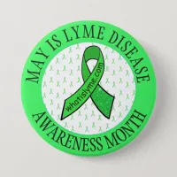 May is Lyme Disease Awareness Month Lime  Button